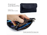 Unisex Pebble Leather Wallet, Small Wallets for Women, Women's Genuine Leather Coin Purse with V1366-AZ2-W-11389