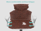 SWETRACE Car Seat Pads Wooden Beads Seat Cushion Breathable Coffee 1 Pc 53.45 x 17.68 x 0.79 inch V1189-LWWAL-20260327-03605