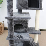 CATIO Chipboard Flannel Cat Scratching Tree - Abstract Deluxe 50x50x127cm V390-C200226
