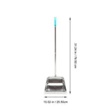 Home Cleaning Dustpan with Handle, Stainless Steel Design for Easy Dust and Debris Collection V1192-AZ-W-29197