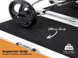 EQUIPMED 182cm Portable Folding Aluminium Access Ramp, 272kg Rated, Black Ultra-Grip, for V219-HELRMPEQ18KA