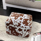 SOGA 55x35cm Squared Soft Pouffe Seat Cushion Elegant Home Accent Dcor Stylish Footstool POUFFE636