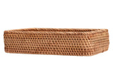 Rattan Storage Basket Hand Woven Rectangular Fruit Serving Basket for Kitchen Counter Living Room L V1294-YM0901-200818DY03-3