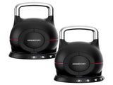 Powertrain 2x 40kg Adjustable Kettlebell One Hand Adjustment Weight Set AKB-XDB-20-2