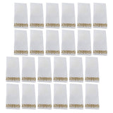 50Pcs Chic White Paper Napkins with Plated Gold Embossed Pattern for Dinner Party and Wedding V1192-AZ-W-22510