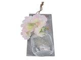 Wall Jar Decor Retro Style Glass Bottle Lamp Silk Flower Decoration for Home Door V1294-YM0523-3115220012911
