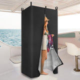 Portable Privacy Changing Shelter with Zippered Entry for Yachting and Outdoor Adventures V1341-ZY-3PHRQZCK-420D