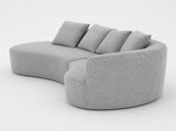 Arco 3 Seater Compressed Sofa V1158-ZE9919-TL1907-12-LGY