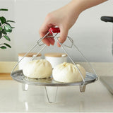 SOGA 21L Stainless Steel Stock Pot with Two Steamer Rack Insert Stockpot Tray STOCKPOT30CM-2XRACK28CM