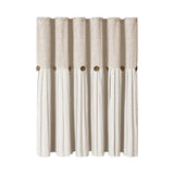 Waterproof Button Patchwork Shower Curtain Durable Bathroom Curtain Easy Clean with Wet and Dry V1192-AZ-W-24468