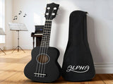 Alpha Ukulele 21 Inch Basswood Beginner UKULE-E-21-BK