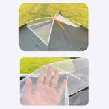 1-Person Camping Tent Automatic Pop Up Beach Tent Waterproof Wind Shelter Easy Setup, Blue, V1188-MS-325-1467