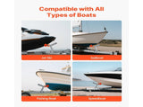 Boat Trailer Winch Stand with Roller, Adjustable Height 365-548 mm, Boat Winch Mount with U-Bolts V952-CYJPZJZZJ00032G30001V0
