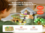 Magnetic Blocks, 150 PCS Forest Castle Set, Magnetic Building Cubes for Kids, STEM Montessori V952-CLKGNBSLCB15HUVOP001V0