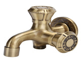 G1/2 Wall Mounted Laundry Bathroom Washing Machine Water Faucet Hot and Cold Water Tap V1294-YM0718-3112200148411