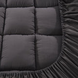 Giselle Bedding Bamboo Charcoal Filling Pillowtop Topper 1000GSM 5cm Thick Pillowtop Pad for Back TOPPER-CHAR-D