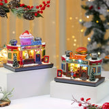 Christmas Light-Up Musical Rotating Ornament Resin & Plastic, Warm Glow with Rotation & Music, V1232-XZYYH-SD-001
