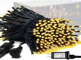 LED White Christmas Lights Outdoor, String Lights Plug in Extendable, 8 Modes Christmas Tree V1107-1246-1246-YEL-100M1000