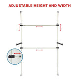 Heavy Duty Adjust Clothes Rail Storage Garment Shelf Hanging Display Stand Rack V63-837221