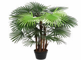 Artificial Wide Leaf Fan Palm Tree 90cm V637-DP1197764