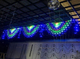 LED Peacock Net Lights Fishing Net Lights Christmas Decorative Lanter Lights Outdoor rainproof for V1370-AZ4-18920
