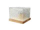 Cube Lamp, Wooden Base Ocean Wave Lamp, Water Wave Lamp, Midnight Aura Lamp Cube, 3/16 Colors V1370-AZ4-06653