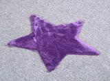 2-Piece Star Shaped Plush Area Rugs Set Soft and Cozy Carpet for Bedroom, Living Room, Kids Room V1369-AZ3-W-12880