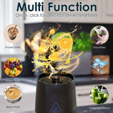 Portable Blender with 360W Motor Wireless 24oz Juicer, USB-C Rechargeable, Self-Cleaning, 6-Blade, V1107-CS-BXSZZJCH