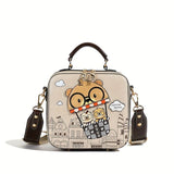 Cartoon Crossbody Bag Cute Handbag High-Quality Bag Australia Stylish Accessory - Brown - Size L V1347-DSZ-BAG-001-BRN-L