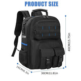 Tool Backpack Tool Storage Professional Tool Bag DIY Tool Backpack Tool - Black - Size regular V1106-148-505052-BLK-REGULAR