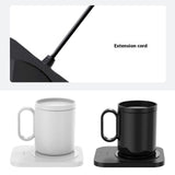 White Electric Coffee Mug Warmer, 55degree Constant Temp Cup Warmer V1263-JX-4828
