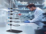Lab Stand Support, Laboratory Retort Support Stand Set, Steel Lab Stand 23.6" Rod and 8.3" x 5.3" V952-SYZJJP1JT60C60P2LV0