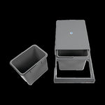 2x 15L Pull Out Trash Bin Dual Kitchen Garbage Waste Basket Cabinet Bin V63-832841