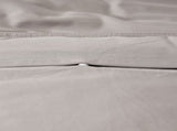 Accessorize Stone 400TC Stone Bamboo Cotton Double Stitched Quilt Cover Set Super King V442-HIN-QUILTCS-BAMBOOCOTTON-STONE-SK