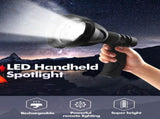 LED Handheld Spotlight Rechargeable Camping Hunting Flashlight Torch Spot Light V1308-DSZKI-809