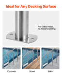 Stainless Steel Pool Ladder 3-Step & 2 Handrails for 1219.2-1371.6 mm Pool V952-DXYCTTBGGBXGDF75YV0