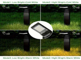 solar path 2-pack, warm white cool white, four lighting modes, outdoor lighting, garden V1102-124-14902-BLK-2PCS