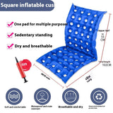 Bedridden Air Inflatable Seat Cushion with Full Back for Wheelchair, Anti-Bedsore Seat Pad for V1192-AZ-W-10978
