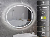 Interior Ave - 80cm Round Frameless LED Bathroom Mirror V355-IA-RWM-80