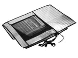 Silver AC Unit Cover Air Conditioner Unit Aluminum Foil Dustproof Rainproof Sunshield Cover V1294-YM0706-3117230150114