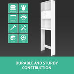 Artiss Bathroom Cabinet Over the Toilet Storage Shelf FURNI-C-SAVE-102-WH