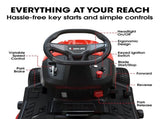 BAUMR-AG 38" Ride On Mower Tractor, Electric Start, 14hp 452cc, Hydrostatic, 100kg Towing, 7 Cut V219-MOWRIDBMP38A