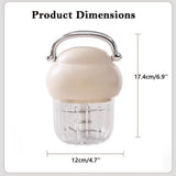 Electric Garlic Chopper, Mini Portable Veggie Chopper, 350ML Garlic Grinder Masher Onion Grinder, V1192-AZ-W-2585