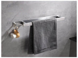 Bathroom Bar Brushed Nickel, Bath Accessories Rack Hanger, Bathroom Kitchen Square Hand V1192-AZ-W-16688