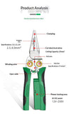 8 in 1 Wire Stripper with Voltage Tester, 8 in 1 wire stripping pliers, Multi-function Electric Wire V1192-AZ-W-3010
