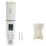 Digital Temperature Humidity Logger Indoor Thermometer Hygrometer Detector Data Recorder W/Alarm V1294-YM0718-3111200296711