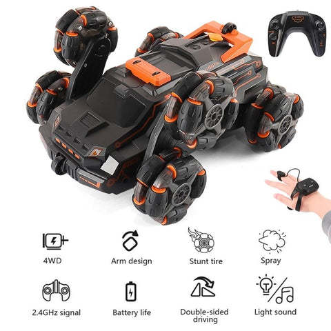 Spray Stunt Car With 2.4G Six-Wheel Drift - Ultimate Fun PRL-107349100AYS_NZ