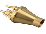 Copper Water Fountain Nozzle Direct Spraying Universal Adjust Pool Sprinkler Head for Garden G2 Inch V1294-YM0901-3111230245312