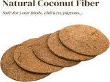 15 Packs Pigeon Nest Pads, Bird Breeding Mat for Chicken, Natural Coconut Fiber Egg Mat, Nesting V1259-DP01-A-915