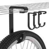 Bike Hooks for Garage Ceiling Mount Rack.4X8 Overhead Garage Storage Rack for Ceiling Hanging V1192-AZ-W-20917
